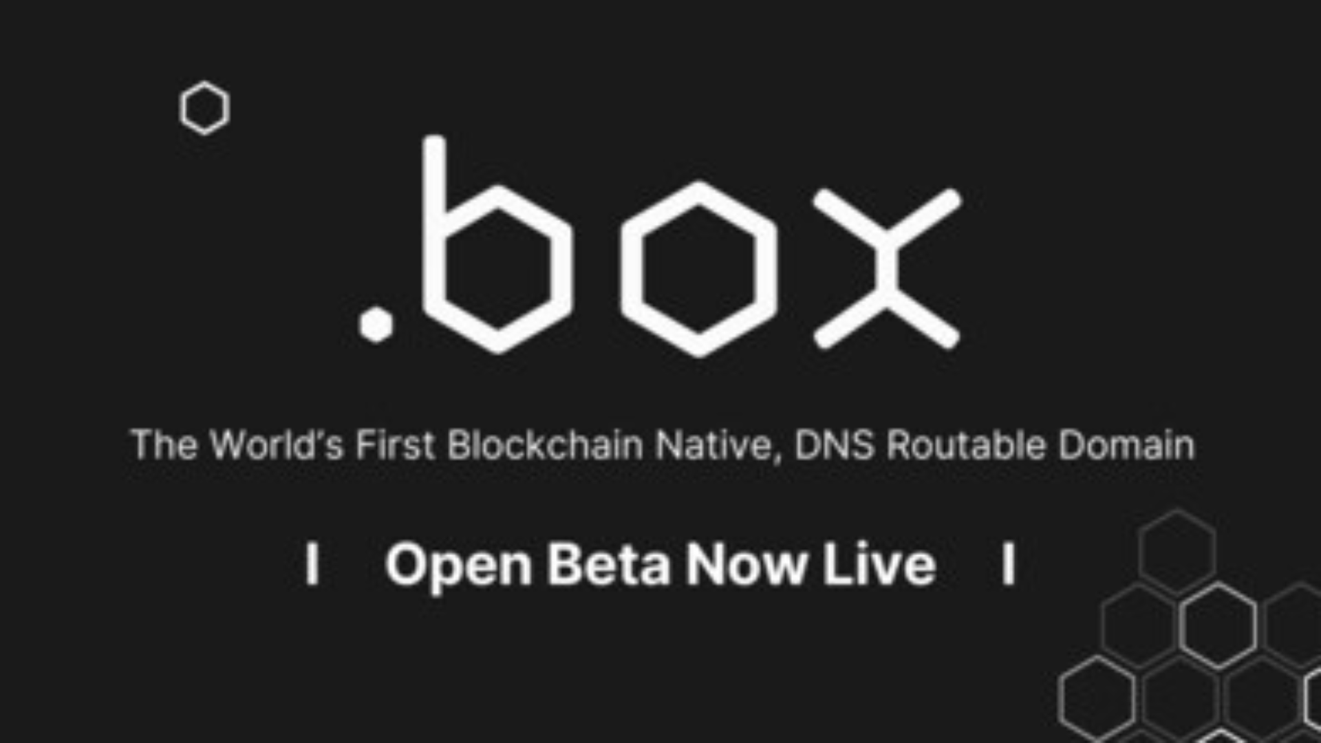 Introducing .box – The World’s First Blockchain Native, DNS Routable Domain (CNW Group/My.Box Inc)