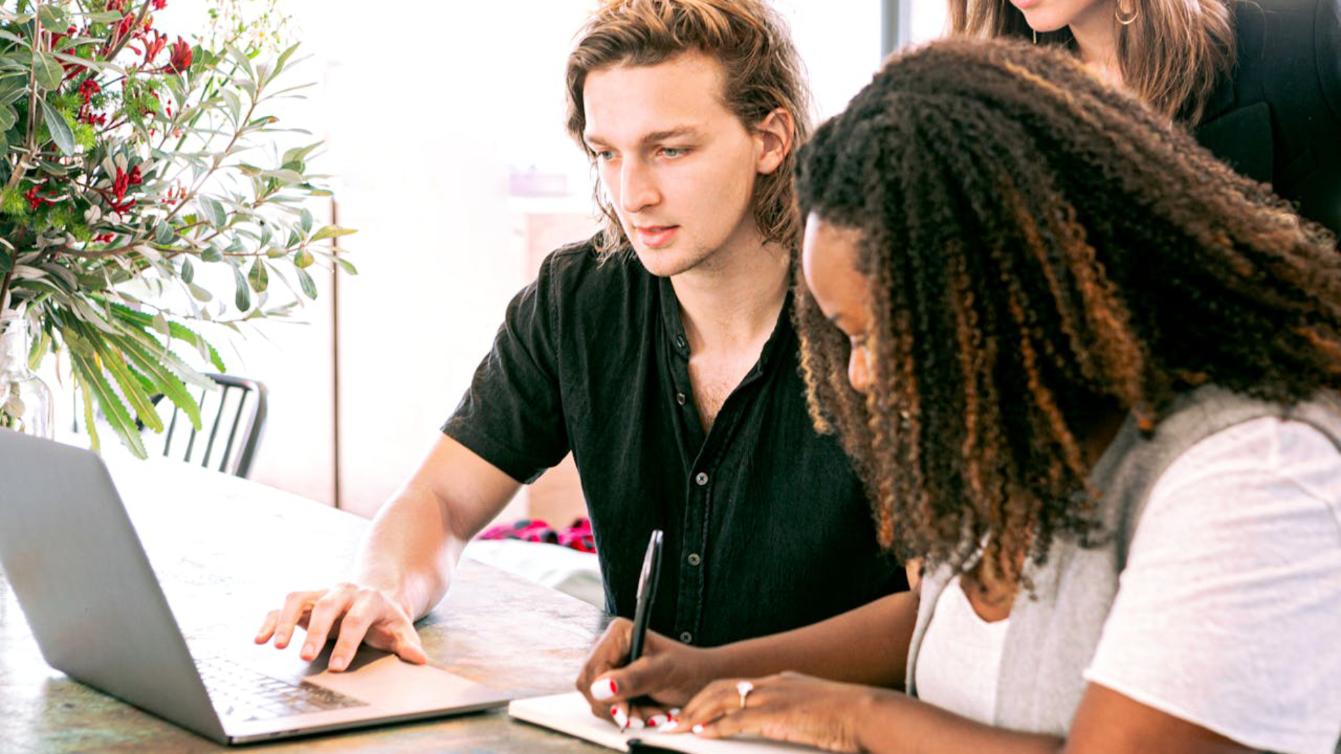 Group of people planning for web3 startup